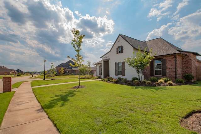 A picture of a house and yard, indicative of our real estate bookkeeping services.