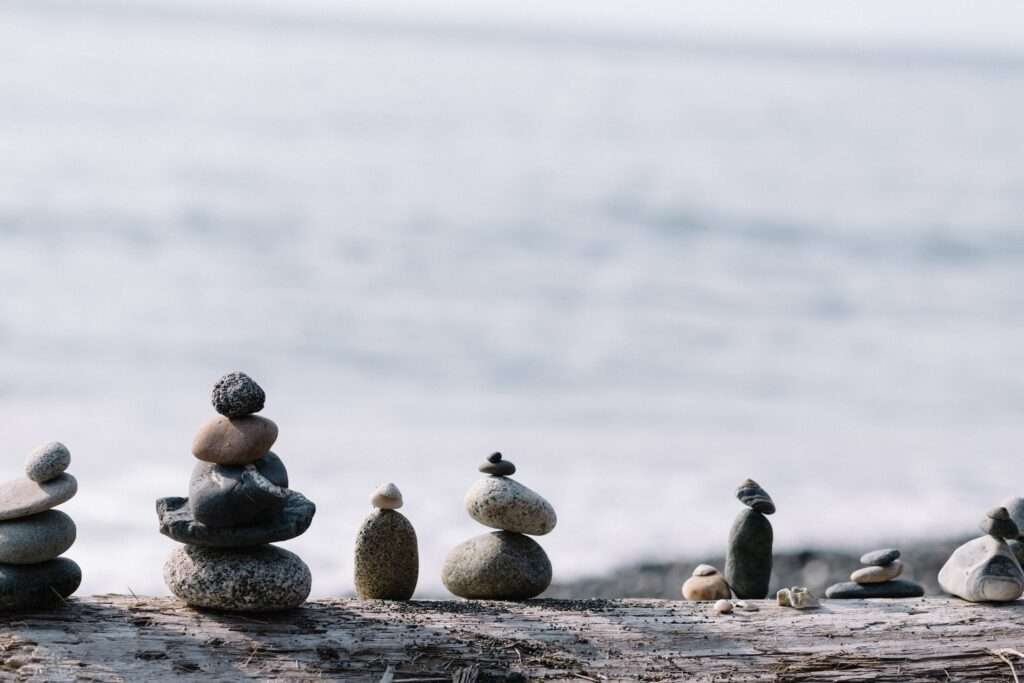 Rocks balancing on top of each other, symbolic of our introduction to balance sheets.